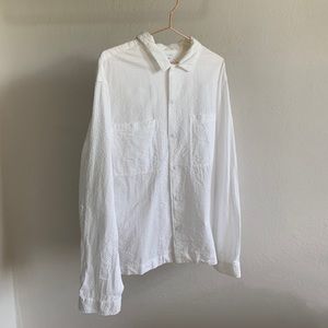 textured-longsleeved-buttoned down shirt
